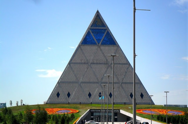 The square in front of the Palace of Peace and Accord